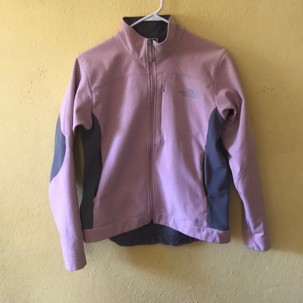 Light pink north face jacket